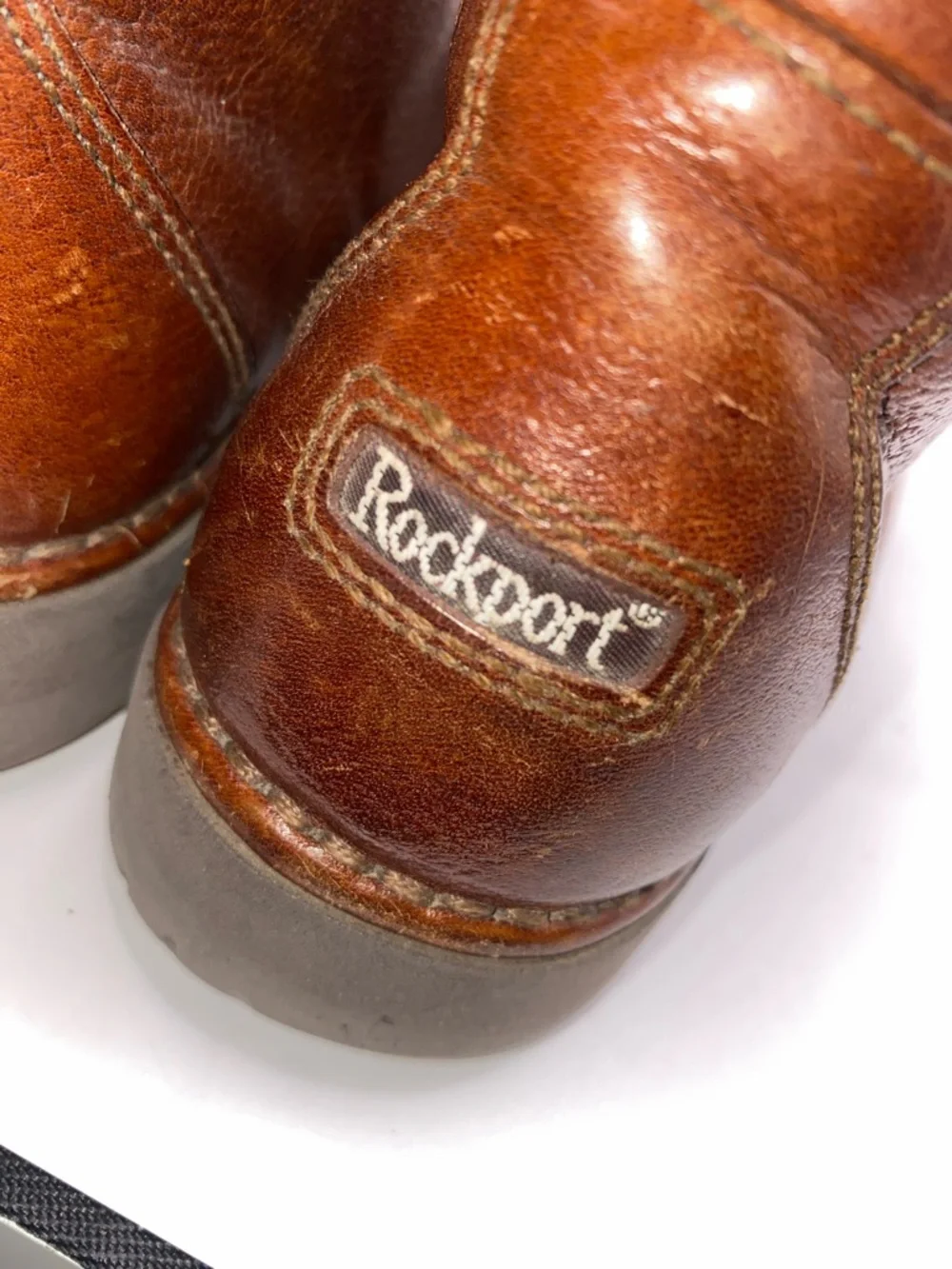 Rockport‎ Vintage Brown Leather Chukka Boots